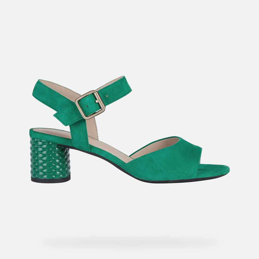 Sandalias Geox Senhora Verdes - Ortensia - SNLIU3847